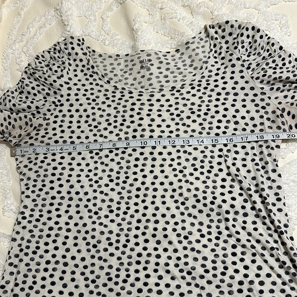 Ana White w/Black Polka Dot T-shirt PXL - Picture 5 of 6